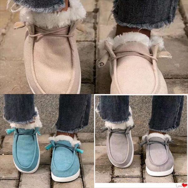 

zsvmm fashion girls cotton boot children plush ankle warm cotton thick kids snow boots for toddlers furry soft fur rabbit, Black