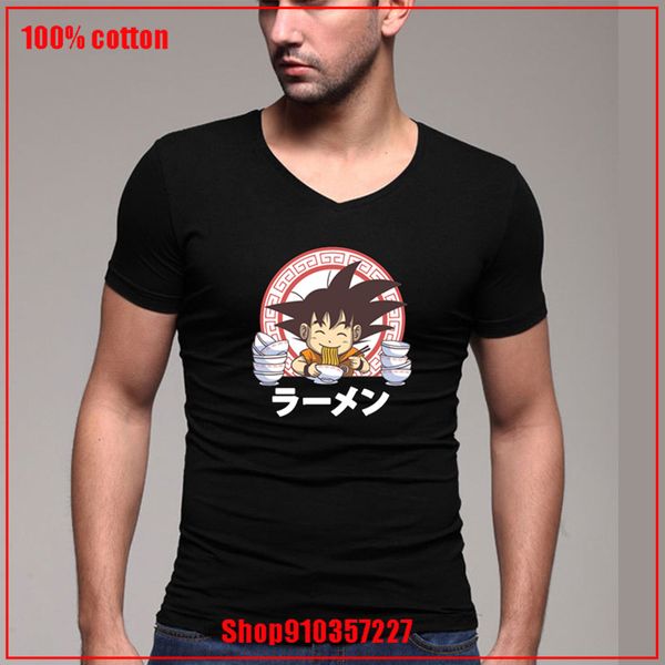

printed tees saiyan ramen goku white personalized short sleeves anti wrinkle pop homme large size tee sport sweatshirt hoodie t shirt
