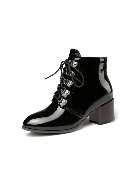 

new big 2021 34-43 heels toe ladies fashionable shoes ap solid women's boots 1 096v, Black