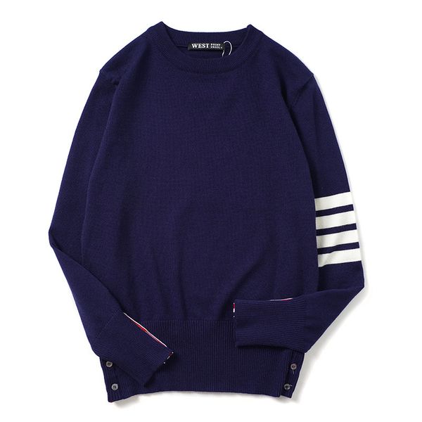 

2021 new men luxury classic winter striped embroidered mesh asian sweater plug # m31 azg3, White;black