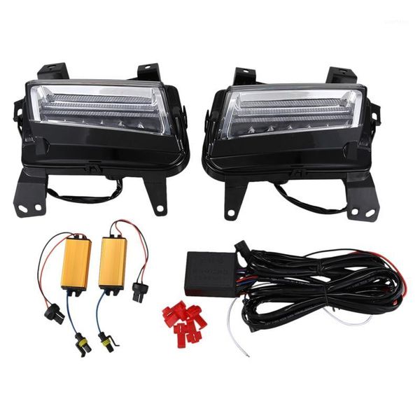 

led daytime running lights drl yellow turn signals lights for xt5 2020+1