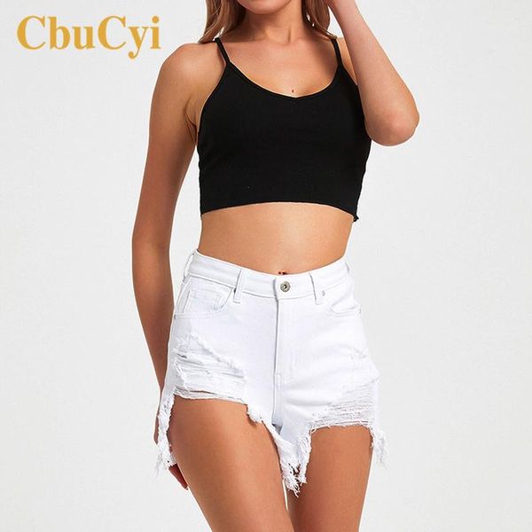 

women fashion chic shorts plus size high waisted cotton denim short jeans women casual hole ripped washed vintage cotton shorts1, White;black