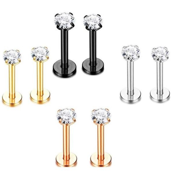 

surgical stainless steel eyebrow nose lip captive bead ring tongue piercing tragus cartilage ea sqctnf homes2007, Black