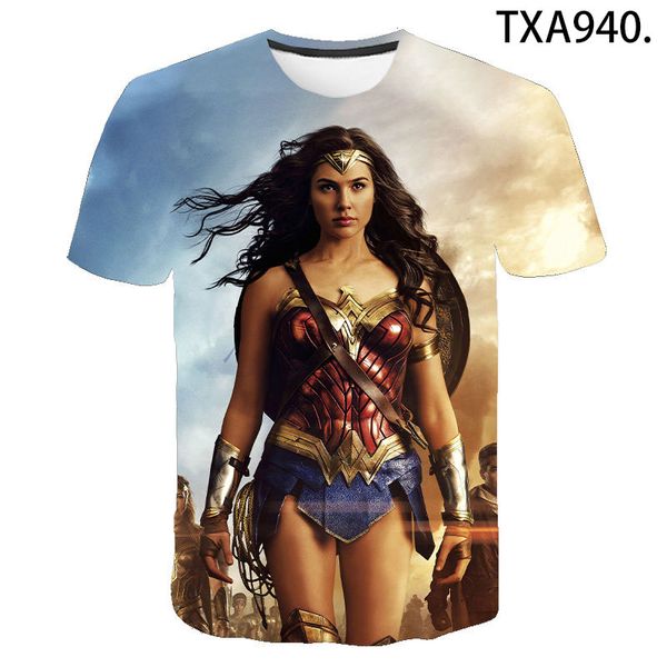 

new dc comics wonder woman superhero boy girl cool 3d print shirts graphic hentai graphic men clothing