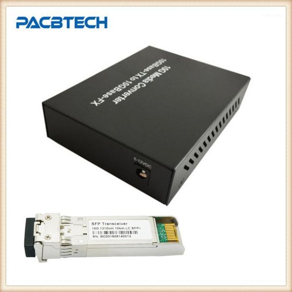 

fiber optic equipment 10g sfp+ to utp converter media with/without sfp module1