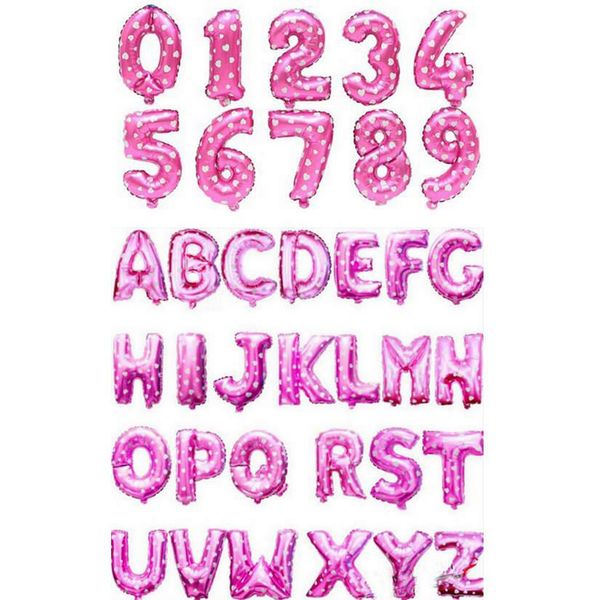 

16inch rose gold letter balloons birthday party wedding decorations wedding alphabet balloon anniversary party air globos wmtcim