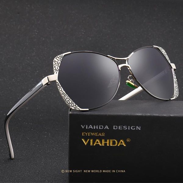 

sunglasses viahda quality oversized polarized women gradient driving sun glasses uv400, White;black