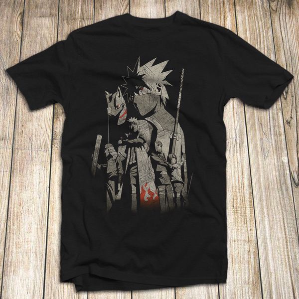 

naruto kakashi men's t shirt anime manga fashion short sleeve black t shirt printed round men tee shirt sport hooded sweatshirt hoodie