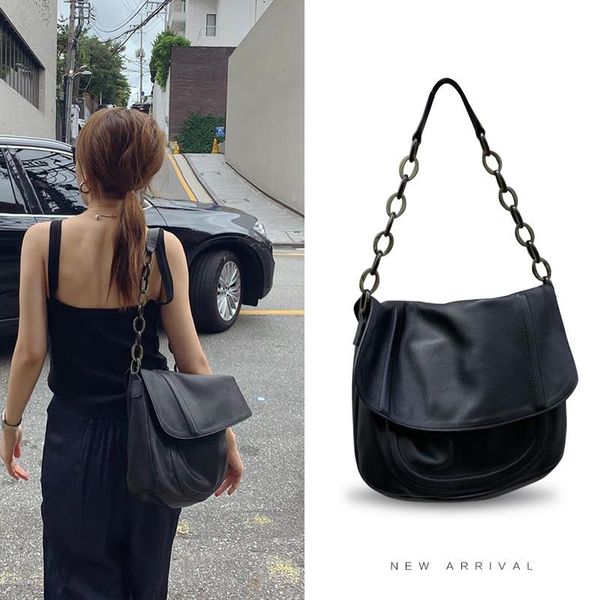 

черная большой емкость сумка цепь мешок плечо вскользь totes сумка crossbody сумка сумка для женщин bolsa де hombro