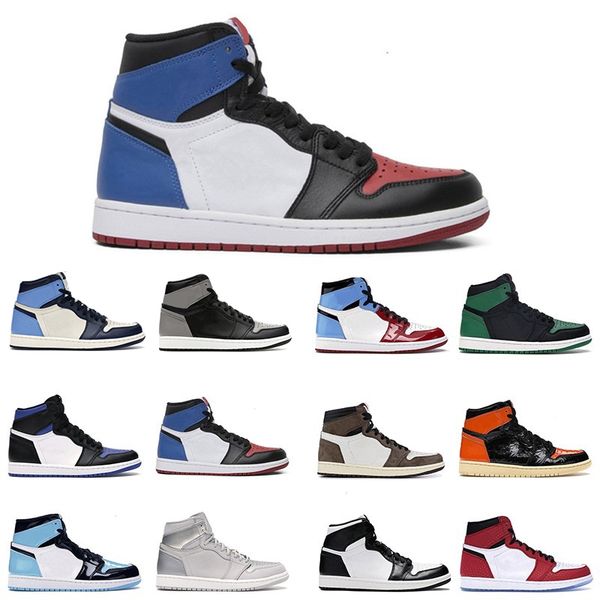 

3 jumpman 1 1s twist shattered backboard game royal unc basketball shoes mens sports sneakers size 7-13