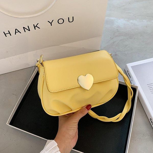 

2020 new love button small pu leather messenger bag female solid color shoulder bag handbag female travel messenger