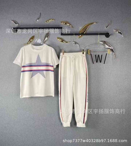 

2022 factory wholesale new leisure sports loose short sleeved trousers suit women's summer uwkp xfc9, Gray