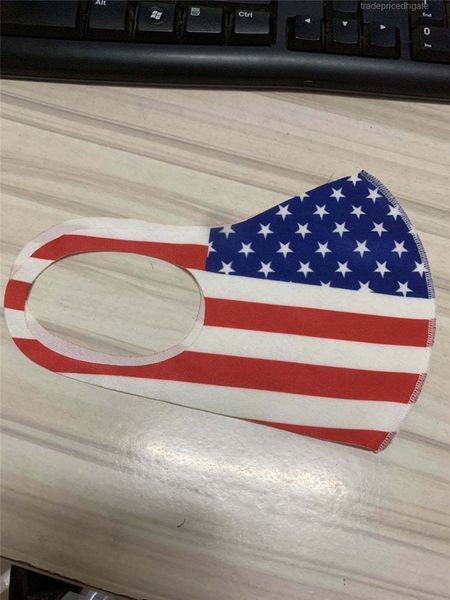 

summer adults printed tie-dye mask flag camouflage face fashion breathable dustproof prote 72fl