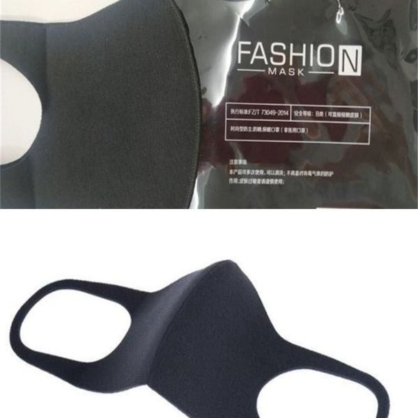 

reusable protective washable designer face fashion black cotton kids anti dust cycling mo eo2h