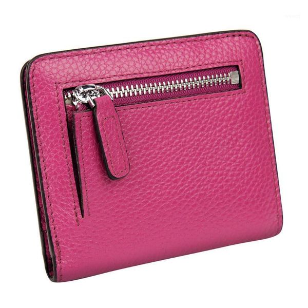 

wallets coin purse pink wallet women small fashion casual card holder large capacity pu leather mini zip1, Red;black