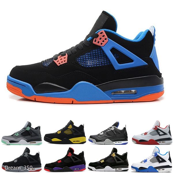 

sail 4 4s men basketball shoes neon black cat what the winter cool grey metallic purple bred running shoes sport sneakers