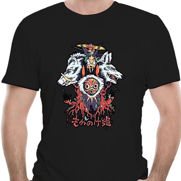 

mononoke hime t shirt print short sleeves t shirt wolf princess tshirt custom print fashion anime tee 8666a sport hooded sweatshirt hoodie