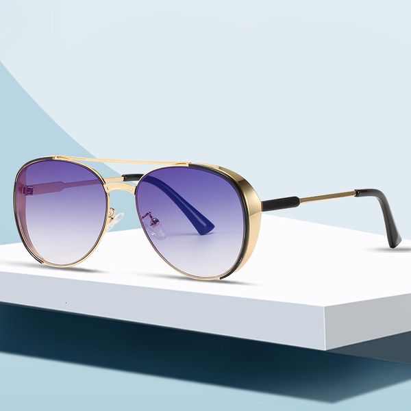 

new metal frame sunglasses 2a161 personalized toad frame sunglasses women's trend sunglasses designer aws, White;black