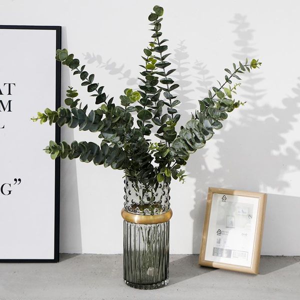 

new plastic eucalyptus tree branch for christmas wedding home decoration flower arrangment faux foliage eucalipto branches