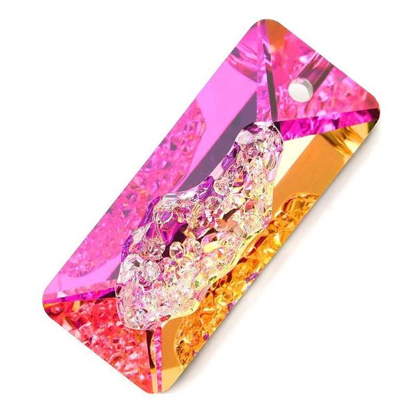 

1pcs 11*26mm 6925 growing crystal rectangle pendant crystal beads rhinestones for earring necklace diy jewelry acc jllzpu