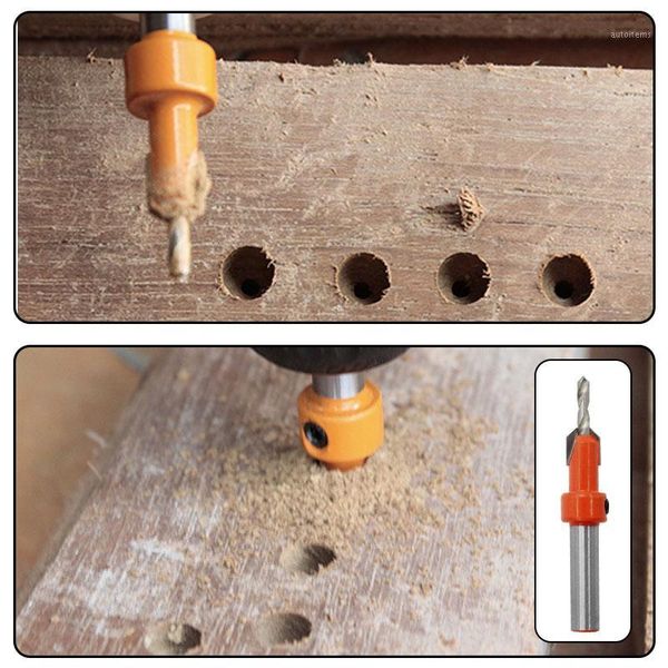 

diy bead drill bit woodworking countersink drill taper hole alloy head screw step wood self tapping screw installation1