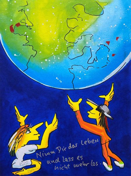 

nimm dir das leben und lass es nicht mehr los - 2020 wall decor oil painting on canvas large wall art canvas pictures 210118