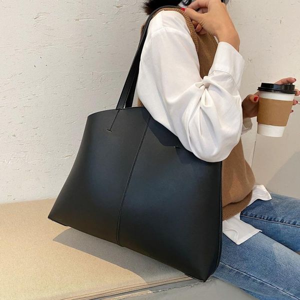 

pu leather shoulder bags for women 2020 winter large bags ladies handbags female trending luxury hand