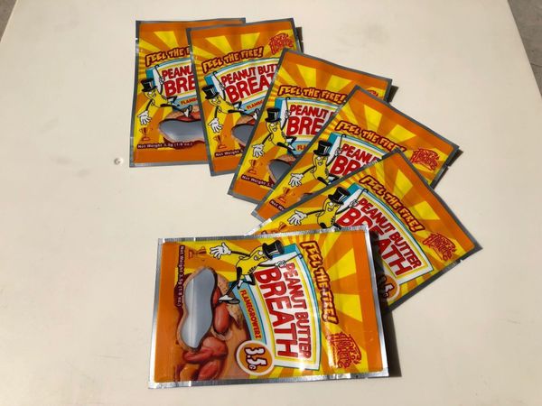 

fire peanut butter breath edibles nerds sf california 3.5-7g empty bag bbyjsg lipper