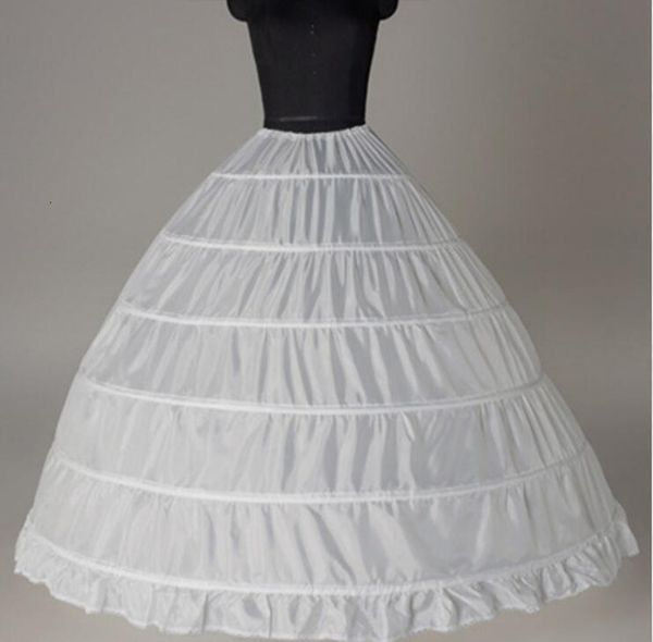 

1pcs/lot woman wedding accessories petticoat ball gown underskirt 6 hoops skirt petticoats white and black