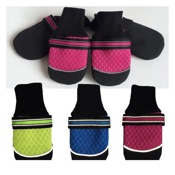

4pcs/set waterproof anti-slip pet shoes for small dogs cats chihuahua yorkie thick snow dog boo qyljst