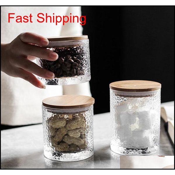 

transparent glass coffee bean tea container food storage jar with airtight seal bamboo lid,borosilicate glass fo qylgyk lipper