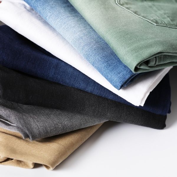 

men stretch skinny jeans 7 color fashion casual slim fit denim trousers male gray black khaki white pants size 29-38 201117, Blue
