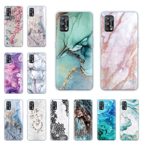 

sewq4g mobile phone silicone cover, oppo realme 7 pro soft tpu shell, beautiful flowersvtrvgt