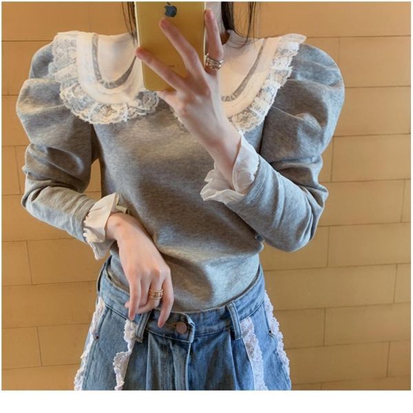 

lace doll collar fake collar for women shirt false collar white color detachable collars women clothes acc qylurv, Blue;red