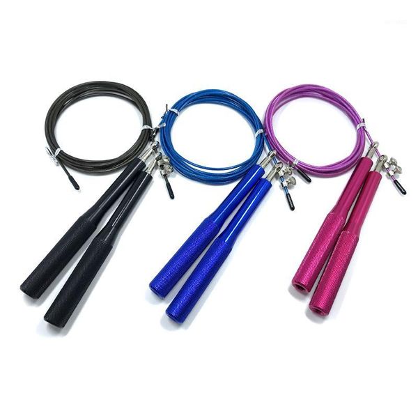 

jump ropes crossfit adjustable rope with stainless bearing and aluminum handle, sports gym ,fitness training ,boxing jumping workout1