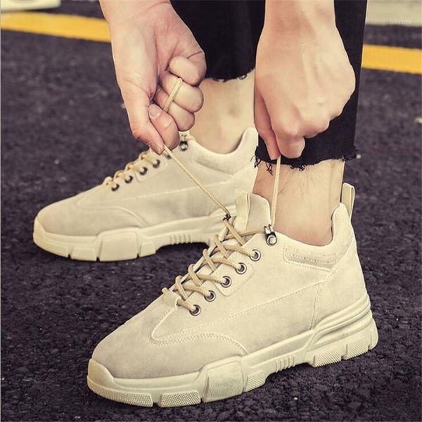 

men sneakers autumn winter plush warm genuine leather men boots all season work shoes man ankle boot outdoor boots shoes1, Black