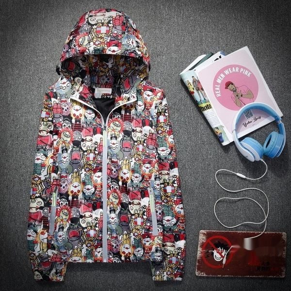 

gvb08 2019 men's new korean style trendy fit handsome casual korean 2019 men's hooded new autumn jacketjac trendy fit handsome cas, Blue
