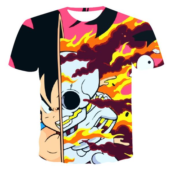 

creativity skull new anime print the 3d print shirts anime aesthetic comics men clothing