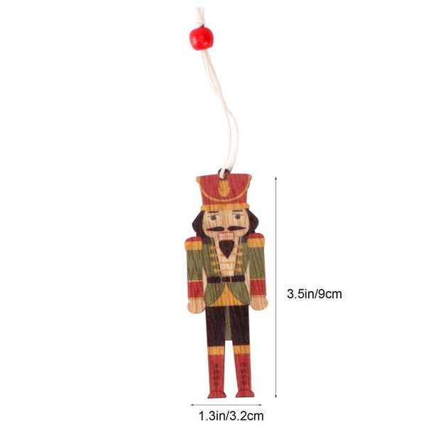 

6шт ёлочные украшения кулон xmas деревянные walnut soldier висячие декор 6шт рождество хорошая видимость хорошего качества лучшие продажи jl