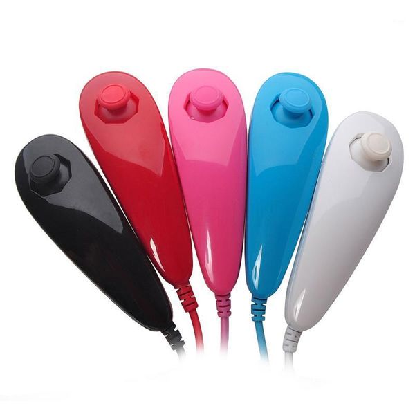

game controllers & joysticks 6 colors controller nunchuk remote for wii silicone case1
