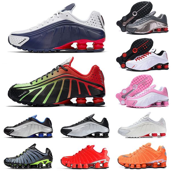 

2020 new arrival shox tl r4 trainers navy blue neymar running shoes white pink sail red 301 orange silver trainers sneakers 36-46