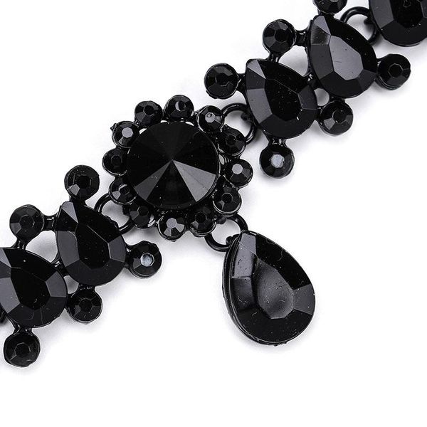 

fashion bridal wedding party crystal choker necklace elegant jewelry collar necklace for women, Golden;silver