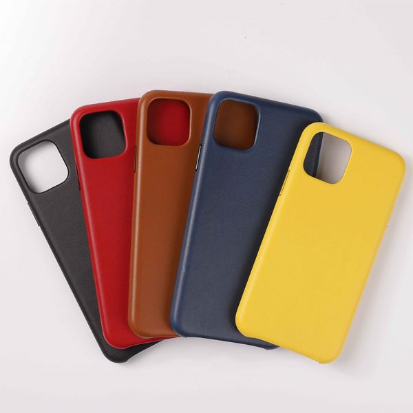 

original pu real leather case for iphone 12 mini 11 pro max xs xr x luxury silky soft-touch shell cover for iphone se 2020 7 8 plus