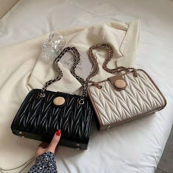 

hbp soft leather cross body luxury messenger bag designer shoulder bags underarm bag fashion handbag bottom anti-wear rivets lady lingge cha