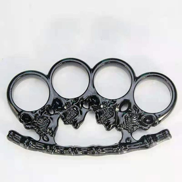 

self defense metal iron four finger tiger metal ring fight legal ring glass fiber defense hand brace against 006
