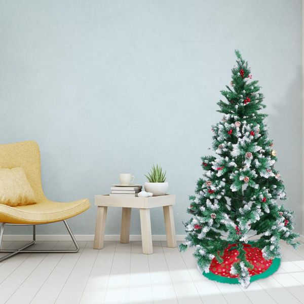 

1pc tree skirt useful fashion adorable creative durable tree bottom cover party supplies xmas carpet for home shop office