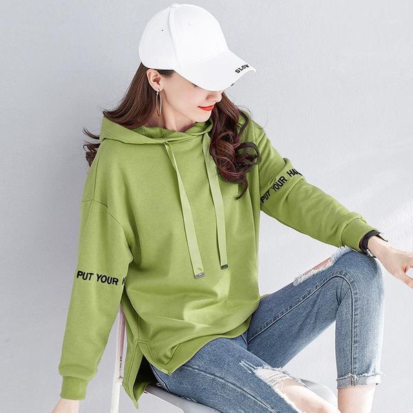 

sweater women's 2020 new thin autumn loose hooded pullover casual jacket long-sleeved upper garment sweater custom1, Black