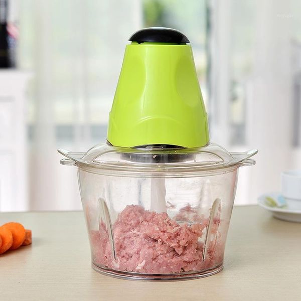 

2l electric chopper powerful meat grinder stainless steel multifunctional household processor meat kitchen blender1