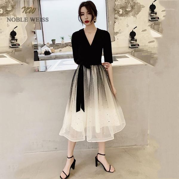 

party dresses prom vestidos de fiesta a-line dress short dress1, White;black