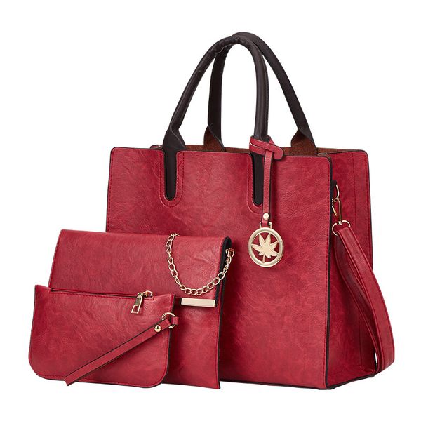 

2021 tote bag women 4 pgs/set ladies fellowships ombro courier composed leather bags women's handbag 14ur